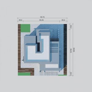 Usytuowanie budynku LK&1211 w wersji lustrzanej