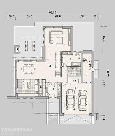 PARTER LK&1229 - wersja lustrzana