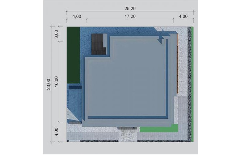 Projekt domu z poddaszem LK&1209 - Usytuowanie