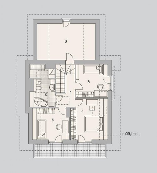 PODDASZE LK&1212 - wersja lustrzana