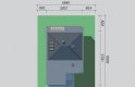 Projekt domu z poddaszem LK&1206 - usytuowanie - wersja lustrzana