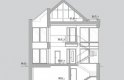 Projekt domu z poddaszem LK&1200 - przekrój 1