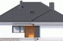Projekt domu dwurodzinnego Astrid (mała) G2 - elewacja 1