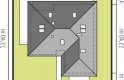 Projekt domu dwurodzinnego Astrid (mała) G2 - usytuowanie - wersja lustrzana