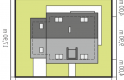 Projekt domu jednorodzinnego E5 G1 ECONOMIC (wersja C) - usytuowanie - wersja lustrzana