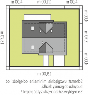 Usytuowanie budynku Magnolia II G1 w wersji lustrzanej