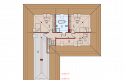 Projekt domu wielorodzinnego Magnus II G2 - poddasze