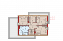 Projekt domu jednorodzinnego Patryk IV G1 - poddasze