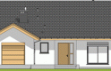 Projekt domu dwurodzinnego Simon G1 - elewacja 1