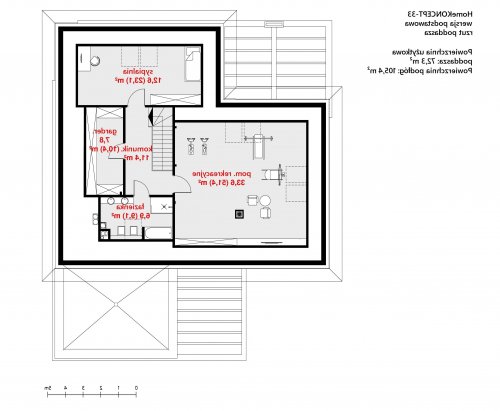 PODDASZE Homekoncept 33 - wersja lustrzana