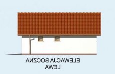 Elewacja projektu G1 - 3 - wersja lustrzana