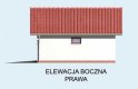 Projekt budynku gospodarczego G9  - elewacja 5