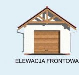 Elewacja projektu G10 jednostanowiskowy - 1