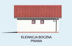 Elewacja projektu G10 jednostanowiskowy - 4