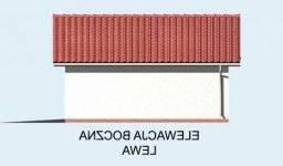 Elewacja projektu G10 jednostanowiskowy - 3 - wersja lustrzana