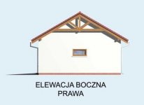 Elewacja projektu G11 garaż dwustanowiskowy - 4