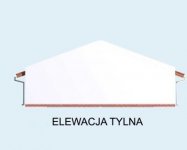 Elewacja projektu G18 bliźniak (jeden segment) - 2