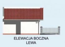 Elewacja projektu G19 bliźniak (jeden segment) - 2