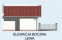 Projekt budynku gospodarczego G19 bliźniak (jeden segment) - elewacja 2