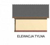 Elewacja projektu G30 garaż dwustanowiskowy - 2