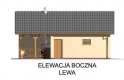 Projekt budynku gospodarczego G43 - elewacja 3