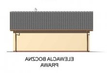 Elewacja projektu G43 - 4 - wersja lustrzana