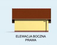 Elewacja projektu Budynek gospodarczy G58 dwustanowiskowy - 4