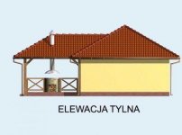 Elewacja projektu G63 garaż dwustanowiskowy - 2