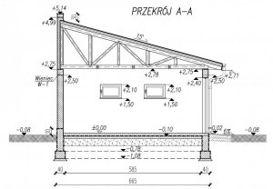 Przekrój projektu G75