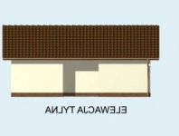 Elewacja projektu G76 - 2 - wersja lustrzana