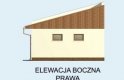 Projekt budynku gospodarczego G78 - elewacja 4