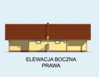 Elewacja projektu G90 cztery segmenty, projekty garaży - 4