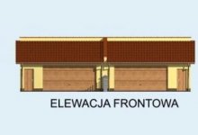 Elewacja projektu G91 garaż ośmiostanowiskowy - 1