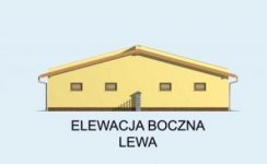 Elewacja projektu G91 garaż ośmiostanowiskowy - 3