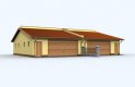 Projekt budynku gospodarczego G91 garaż ośmiostanowiskowy - wizualizacja 0