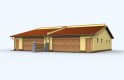 Projekt budynku gospodarczego G91 garaż ośmiostanowiskowy - wizualizacja 2