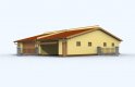 Projekt budynku gospodarczego G91 garaż ośmiostanowiskowy - wizualizacja 3