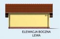 Projekt budynku gospodarczego G100 - elewacja 3