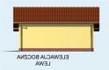 Projekt budynku gospodarczego G100 - elewacja 3