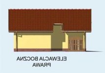 Elewacja projektu G100 - 4 - wersja lustrzana