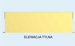 Elewacja projektu G92 garaż czterostanowiskowy - 2