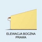 Elewacja projektu G94 garaż czterostanowiskowy - 4