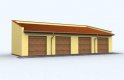 Projekt budynku gospodarczego G94 garaż czterostanowiskowy - wizualizacja 0