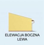 Elewacja projektu G95 garaż sześciostanowiskowy - 3