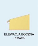 Elewacja projektu G95 garaż sześciostanowiskowy - 4