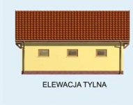 Elewacja projektu G106 - 2