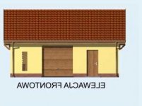 Elewacja projektu G106 - 1 - wersja lustrzana