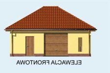 Elewacja projektu G108 - 1 - wersja lustrzana