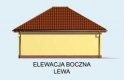 Projekt budynku gospodarczego G111 - elewacja 3