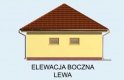 Projekt domu nowoczesnego Budynek gospodarczy G116 - elewacja 3